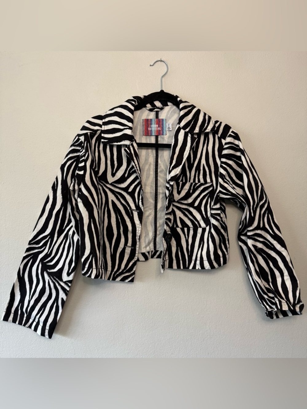 Urban Outfitters Zebra Print Jacket